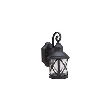Boston Harbor LT-H01 Porch Light Fixture, CFL Lamp, A19 Bulb, Black